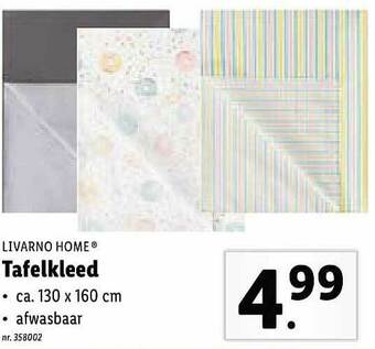 Lidl Livarno Home Tafelkleed aanbieding