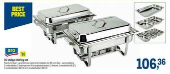 Makro 16 Delige Chafing Set aanbieding