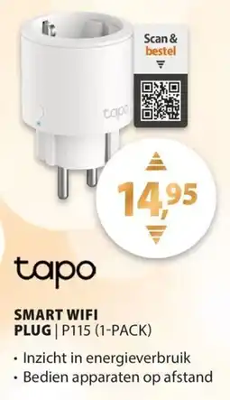 Expert Tapo smart wifi plug | p115 (1-pack) aanbieding
