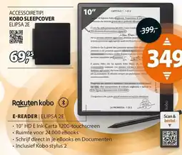 Expert Rakuten kobo e-reader | elipsa 2E aanbieding