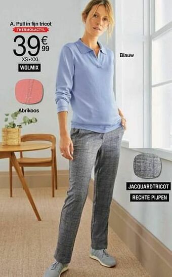 Damart Pull in fijn tricot aanbieding