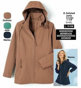 Softshell parka