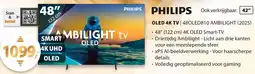 Expert PHILIPS OLED 4K TV | 48OLED810 AMBILIGHT (2025) aanbieding