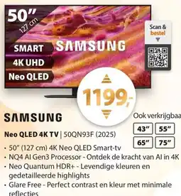Expert Samsung Neo QLED 4K TV | 50QN93F (2025) aanbieding