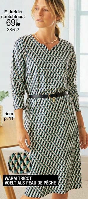 Damart Jurk in stretchtricot aanbieding