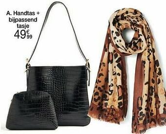 Damart Handtas + bijpassend tasje aanbieding