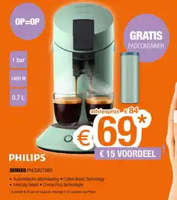 Expert Philips senseo PHCSA21080 aanbieding