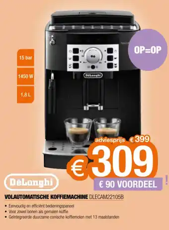 Delonghi volautomatische koffiemachine DLECAM22105B