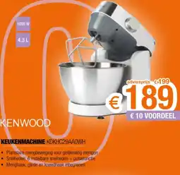 Expert Kenwood keukenmachine KDKHC29AA0WH aanbieding