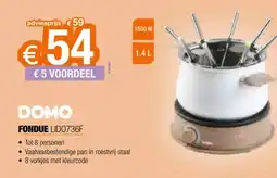 Expert Domo fondue LIDO736F aanbieding