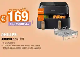 Expert Philips airfryer PHNA35204 aanbieding
