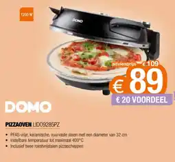 Expert Domo pizzaoven LIDO9285PZ aanbieding