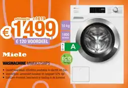 Expert Miele wasmachine MIWEK375WPS aanbieding