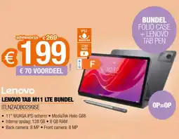 Expert Lenovo tab M11 lte bundel ITLNZADB0299SE aanbieding