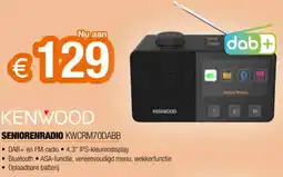 Expert Kenwood seniorenradio KWCRM70DABB aanbieding