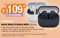 Expert Samsung galaxy buds3 fe black & white SUR420NZ aanbieding