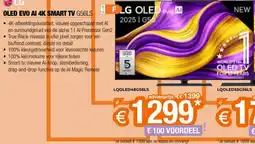 Expert LG OLED EVO AI 4K SMART TV LQOLED48G56LS aanbieding