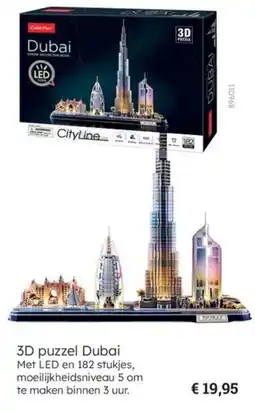Multi bazar 3D puzzel Dubai aanbieding