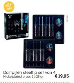 Multi bazar Dartpijlen steeltip set van 4 aanbieding