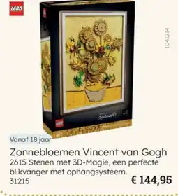 Multi bazar Lego Zonnebloemen Vincent van Gogh aanbieding