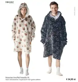 Multi bazar Noxxiez knuffel hoodie XL aanbieding