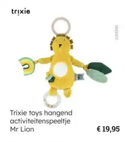 Multi bazar Trixie toys hangend activiteitenspeeltje Mr Lion aanbieding