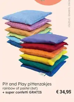 Multi bazar Pit and Play pittenzakjes aanbieding