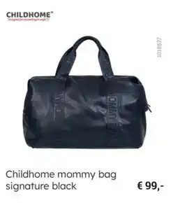Multi bazar Childhome mommy bag signature black aanbieding