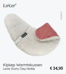 Multi bazar Kipkep Warmtekussen Lexie Dusty Clay/teddy aanbieding