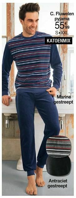 Damart Fluwelen pyjama aanbieding