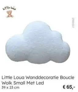 Multi bazar Little Loua Wanddecoratie Boucle Wolk Small Met Led aanbieding
