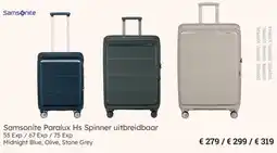 Multi bazar Samsonite Paralux Hs Spinner uitbreidbaar aanbieding