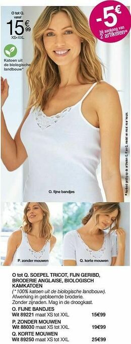 Damart Fijne bandjes aanbieding