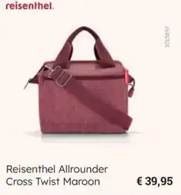 Multi bazar Reisenthel Allrounder Cross Twist Maroon aanbieding