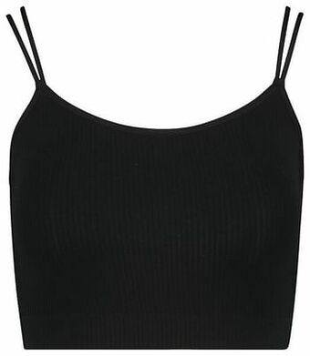 HEMA B.A.E. B.A.E. Top Naadloos Zwart (zwart) aanbieding