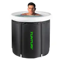 Decathlon IJsbad - Opblaasbaar Ice Bath - 75 cm - Dompelbad Met Isolerende Afdekhoes aanbieding