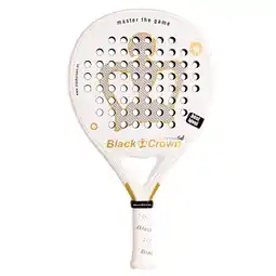 Decathlon Black Crown Piton White Soft | Padelracket Rond 3K Aluminium 355g Gevorderd aanbieding