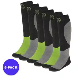 Decathlon Apollo (Sports) - Skisokken kind - Unisex - Multi Grijs - 35/38 - 6-Pack aanbieding