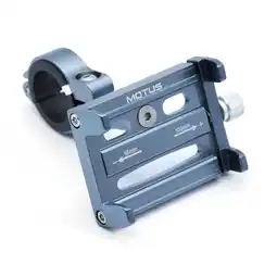 Decathlon Aluminium telefoonhouder voor stuur van motor, fiets, step Motus aanbieding
