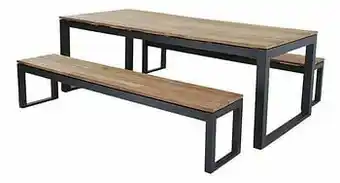 Dreamland Ocean tuinset Selena 2 banken antraciet aanbieding