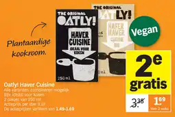 Albert Heijn Oatly! Haver Cuisine aanbieding
