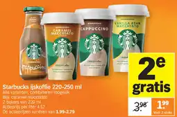 Albert Heijn Starbucks ijskoffie aanbieding