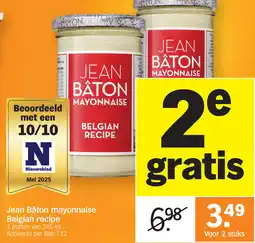 Albert Heijn Jean Bâton mayonnaise Belgian recipe aanbieding