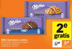 Albert Heijn Milka Sensations Cookies aanbieding