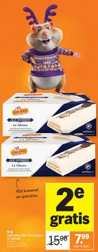 Albert Heijn IJsboerke Jules Destrooper Le Gâteau aanbieding