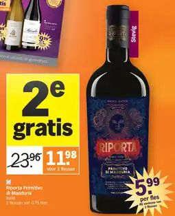 Albert Heijn Riporta Primitivo di Manduria aanbieding