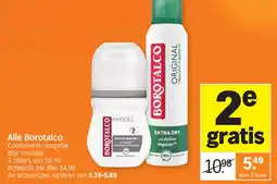 Albert Heijn Alle Borotalco aanbieding