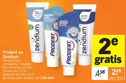 Albert Heijn Prodent en Zendium aanbieding
