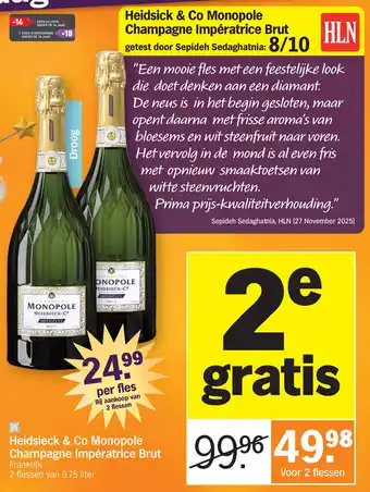 Heidsieck & Co Monopole Champagne Impératrice Brut