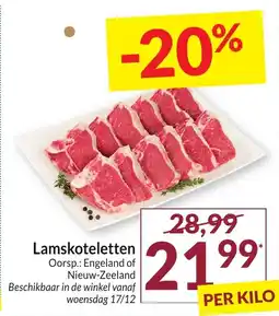 Intermarché Lamskoteletten aanbieding